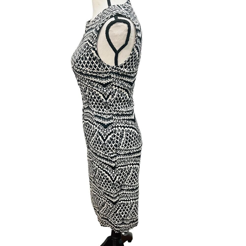 Diane Von Furstenberg DVF Pentra Jacquard Sleeveless dress size 4 - Picture 6 of 11